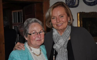 Ruth Maria Kubitschek (actrice) avec Annalise Trinkl  (copropriétaire)
