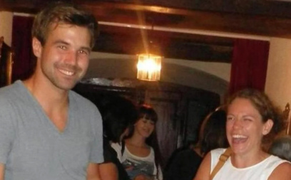André Reithebuch (Mr. Schweiz 2009)  avec des amis